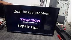 #Thomson Led tv Display Flickering Problem Solution In Hindi | Double Image led tv problem Solution