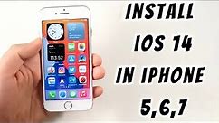 How to update iPhone 6 on ios 14 | how to install ios 14 | update ios 12.5.6 in iPhone 5,6