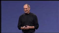 2007 Steve Jobs presents the first iPhone at the Apple Keynote