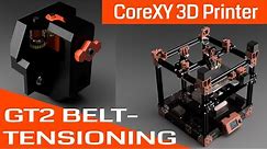 3D Printer | GT2 Belt Tensioning Done Easy | All The Steps