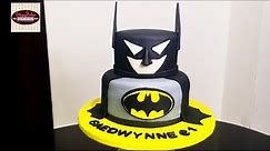 How To Make A Batman Cake | Decorating a Cake Tutorial | #bakersdelight