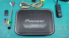 Pioneer TS-WX140D Underseat Subwoofer Unboxing