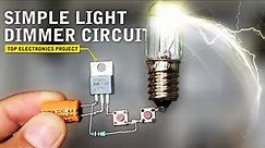 [New] How to Make 12v LED Dimmer Circuit | Adjustable Intensity Controller| Electronics Project 2021