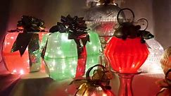 Large Colorful Outdoor Ornaments That Light Up! -  DIY