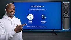Samsung Q60A Tutorial - Initial Setup With Remote