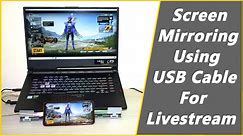 How To Mirroring Screen Mobile To Laptop/pc Without Any Software