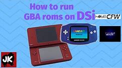 How to run GBA roms on DSi