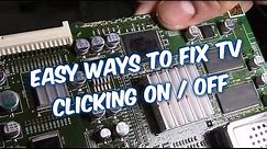 2 COMMON WAYS TO FIX SAMSUNG TV CLICKING ON OFF TUTORIAL GUIDE