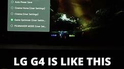 LG OLED G4 vs G3 Game Mode WOW You Have To See This!!