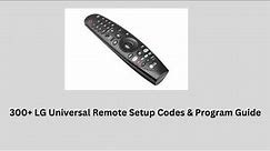 How to Program LG Universal Remote Codes