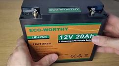 Eco-Worthy 20AH 12V Battery