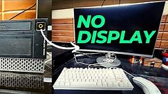 Solving No Display in PC | Orange light blinking in computer No Display | Dell Optiplex Orange Light