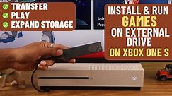 How To Play Xbox Games From External Storage! [Transfer/ Install / Run]