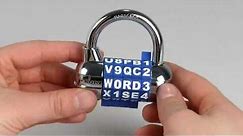 Operating the Master Lock 1534D Password Combination Lock