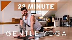 22 Minute Full Body Gentle Yoga Practice for Beginners and Athletes