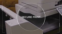 imageRUNNER ADVANCE DX Secure Printing How-to