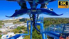 Manta POV 5K 60fps B&M Flying Coaster Seaworld Orlando, FL