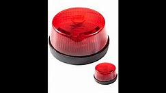 08171 - "RED FLASHING WARNING LIGHT WITH SIREN" 7x4 cm