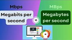 What is Mbps vs MBps | Internet speeds explained | Megabit | Megabyte