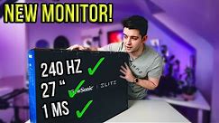 240 Hz is EPIC - ViewSonic Elite XG270 Unboxing + Overview!
