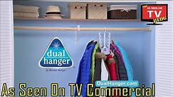 Dual Hanger As Seen On TV Commercial Buy Dual Hanger As Seen On TV Hanger By Wonder Hanger