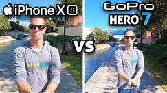 iPhone XS vs GoPro 7!