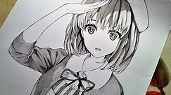 【Drawing Tutorial】How To Draw A Manga Girl (Saekano)