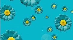Animated Colored Flowers Background | Animated Flowers Background | Screensaver | Wallpaper