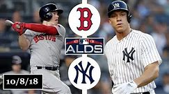 Boston Red Sox vs New York Yankees Highlights || ALDS Game 3 || October 8, 2018