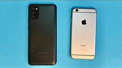 Samsung Galaxy A02s vs iPhone 6s