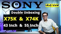 Sony X74K TV ⚡ Sony X75K TV 🔥 Sony 74K vs 75K ⚡ Best 43 Inch 4K TV ⚡ Best TV in India 2022