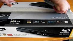 Samsung BD-D5700 Blu-ray player unboxing, first view and impression