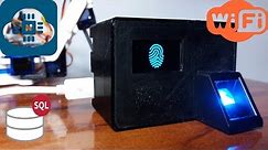 Biometric attendance system using fingerprint scanner and NodeMCU with a database & 3D printed case