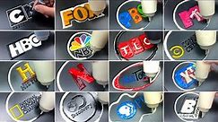 20 The Most Famous American TV Channel Logo Pancake Art