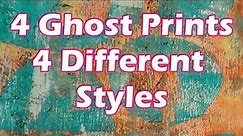 4 Ghost Prints 4 Different Styles