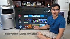 HiSense H65 Series 55" TV Unboxing, AndroidTV Setup and Initial Impressions Review