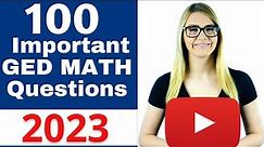 GED Math 2023 - Pass the GED with EASE