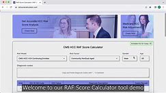 Raf Score Calculator
