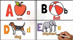 A for apple | अ से अनार | abcd | phonics song | a for apple b for ball c for cat | abcd song | abcde