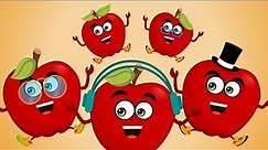 Five Little Apples | Nursery Rhymes | Songs For Kids | Rhymes For Children