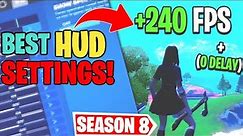 *BEST* Hud Settings/Options Explained For Fortnite Chapter 2 Season 8 - (Heads Up Display)