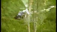 Troy Dann and his helicopter crash