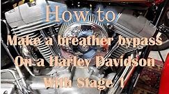 Harley Davidson Air Intake Breather Bypass
