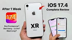 iPhone XR Complete Review on iOS 17.4 After 1 Week - Performance, Battery Life, Heating