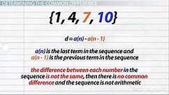 Common Difference | Definition, Formula & Examples