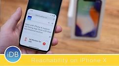 How to Enable and Use Reachability on the iPhone X