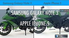 Samsung Galaxy Note 3 Vs Apple iPhone 5 Camera Comparison