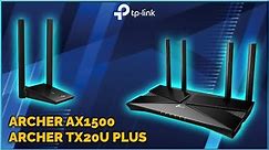 TP Link Archer AX10 (AX1500) Speed Test on TP Link TX20U Plus Wireless Adapter - Wi-Fi 6 | 1Gbps