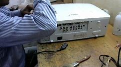 sanyo xga projector plc xm100L how to lamp replacement and servicing