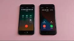 Apple iPhone 6 vs iPhone 7 Incoming Call